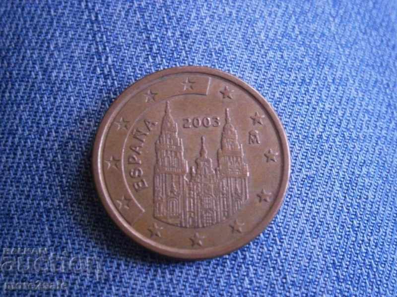 5 EURO CURRENCY SPAIN 2003 CURRENCY