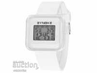 Synoke new ladies sports watch many features white