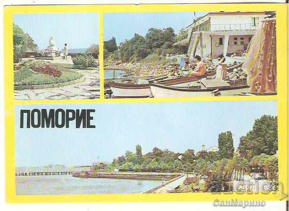 Καρτ ποστάλ Βουλγαρία Pomorie 16 *