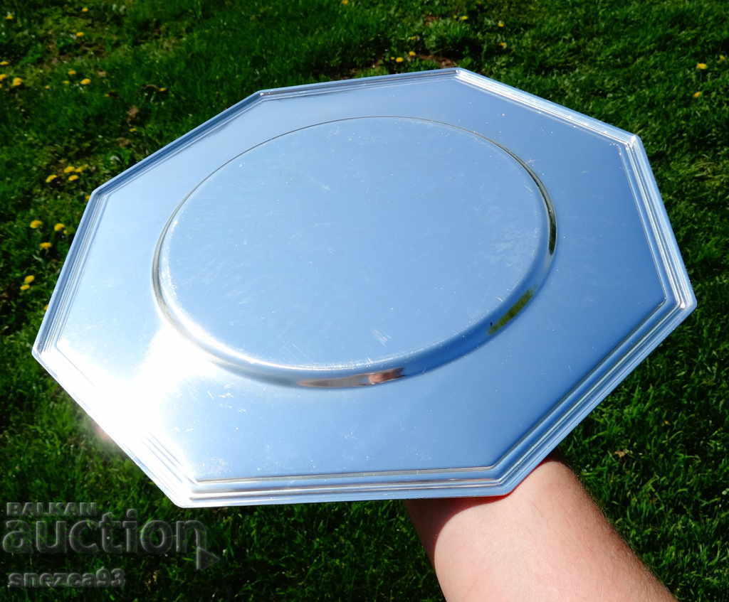 Silver-plated bronze platter, WMF tray, 34 cm - 5 Silver-plated bronze platter, WMF tray, 34 cm - 5