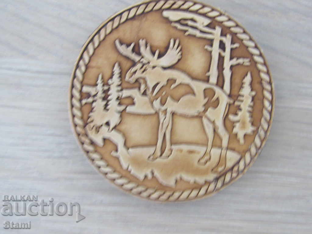 An authentic birch magnet from Lake Baikal, Russia-series-18 with price 7.80 BGN | € 3.99