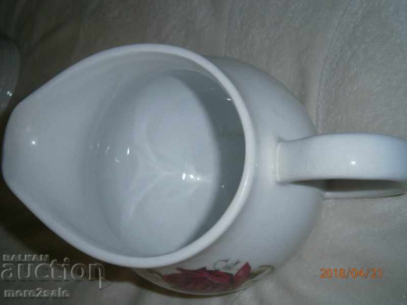 Auction  MILK POWDER - PORCELAIN - HELFER - AUSTRIA - MARKED
