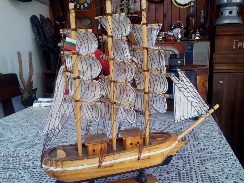A wooden ship with price 20.00 BGN | € 10.23 A wooden ship with price 20.00 BGN | € 10.23
