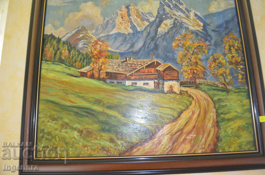 Δημοπρασία Ελαιογραφία σε κόντρα πλακέ Δημοπρασία Ελαιογραφία σε κόντρα πλακέ