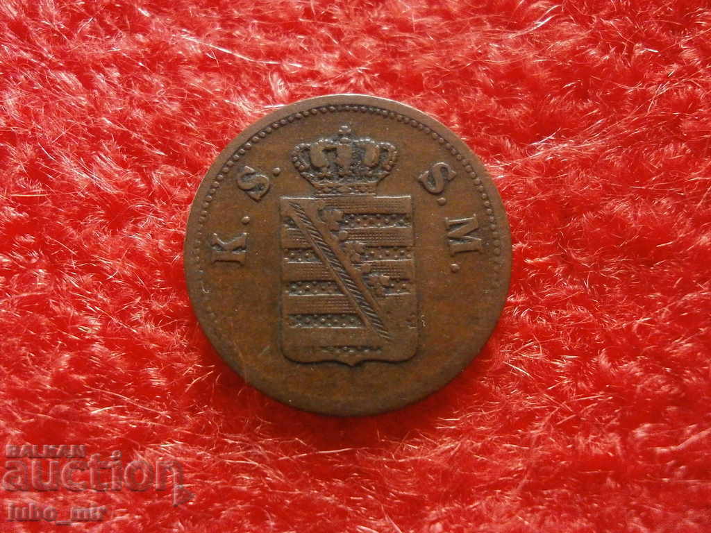 GERMANY 2 PFENNIG 1859 F - SAXONY with price 8.00 BGN | € 4.09 GERMANY 2 PFENNIG 1859 F - SAXONY with price 8.00 BGN | € 4.09