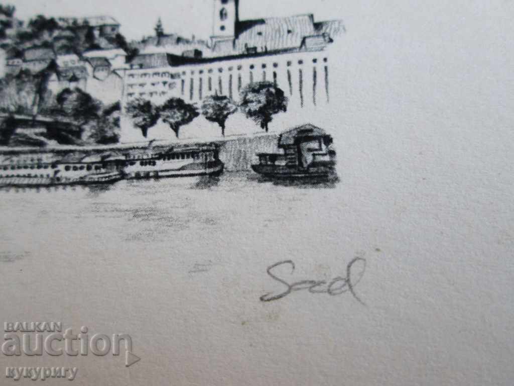 European drawing small picture lithography signed with price 30.00 BGN | € 15.34 European drawing small picture lithography signed with price 30.00 BGN | € 15.34