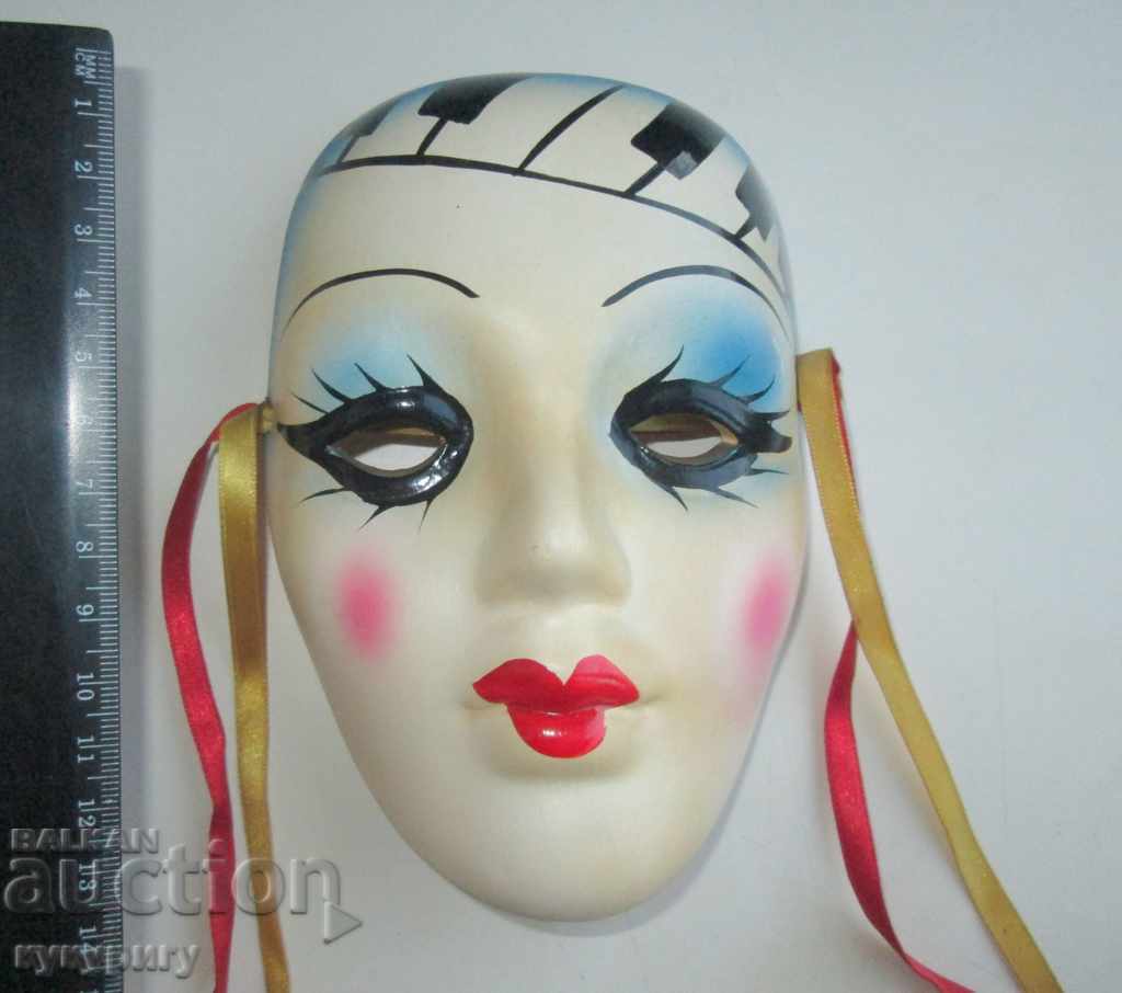 Παράδοση Παλιά βενετσιάνικη μάσκα τοίχου Musical Muse