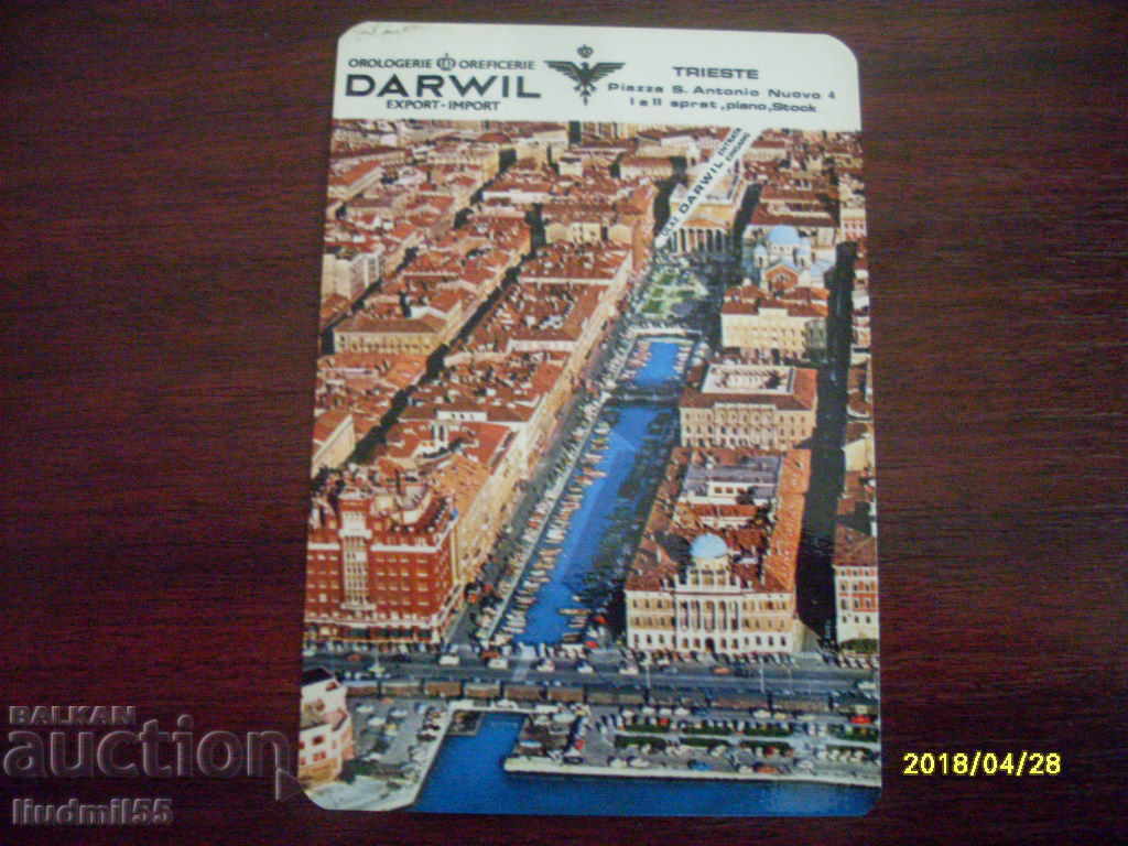 OLD CALENDAR ITALY 1972