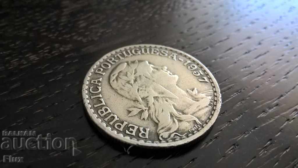 Monetta - Portugal - 1 escudo 1957 with price 3.50 BGN | € 1.79 Monetta - Portugal - 1 escudo 1957 with price 3.50 BGN | € 1.79