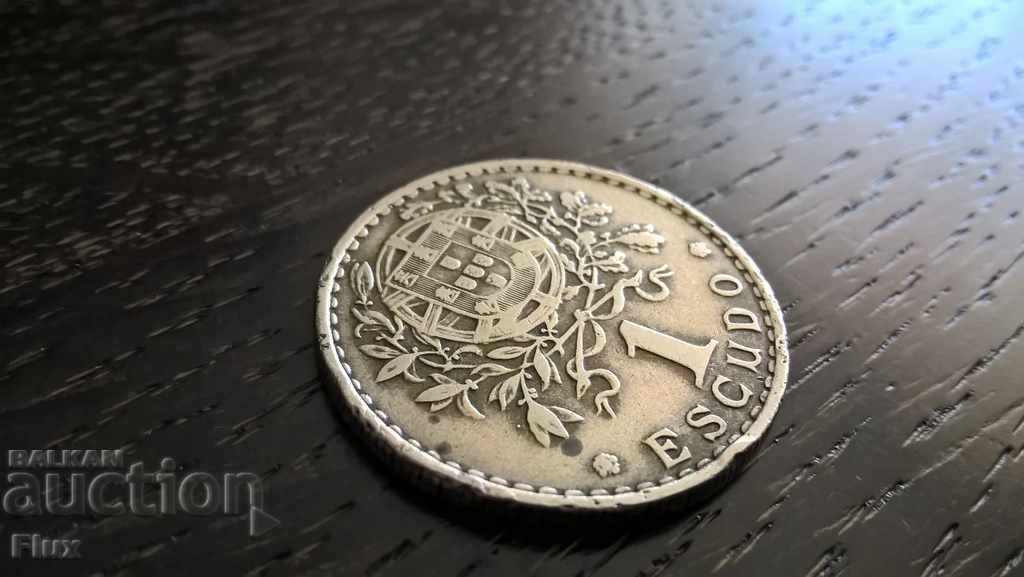 Mонета - Португалия - 1 ескудо | 1957г.