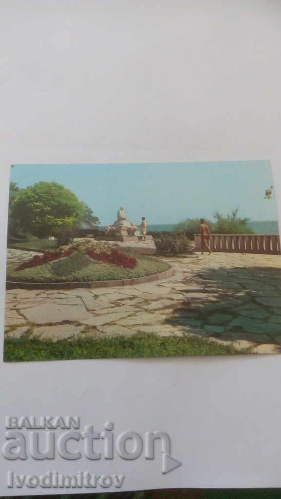 Postcard Pomorie Sea Garden