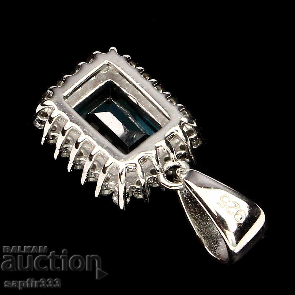 Auction SOLD SILVER MEDALAND WITH NATURAL TOPAZ AND CYCLONS Auction SOLD SILVER MEDALAND WITH NATURAL TOPAZ AND CYCLONS
