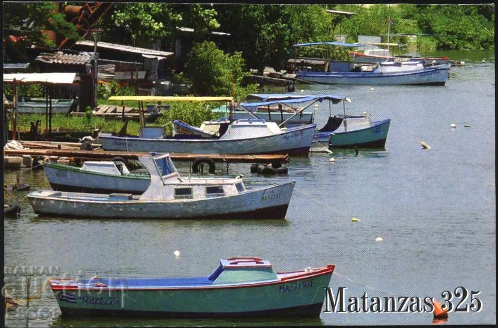 Postcard Matanzas, Boats from Cuba