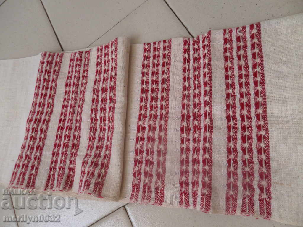 Auction An old hand-woven cloth embroidery Auction An old hand-woven cloth embroidery