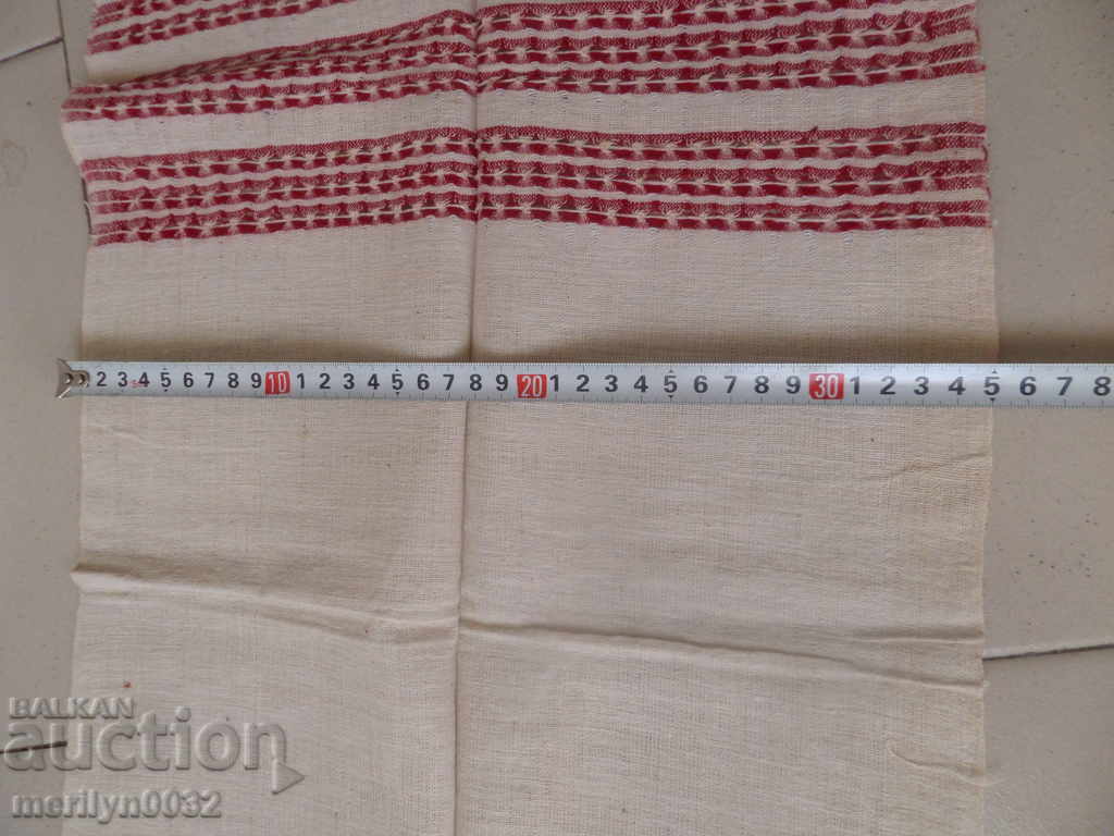 An old hand-woven cloth embroidery - 5 An old hand-woven cloth embroidery - 5