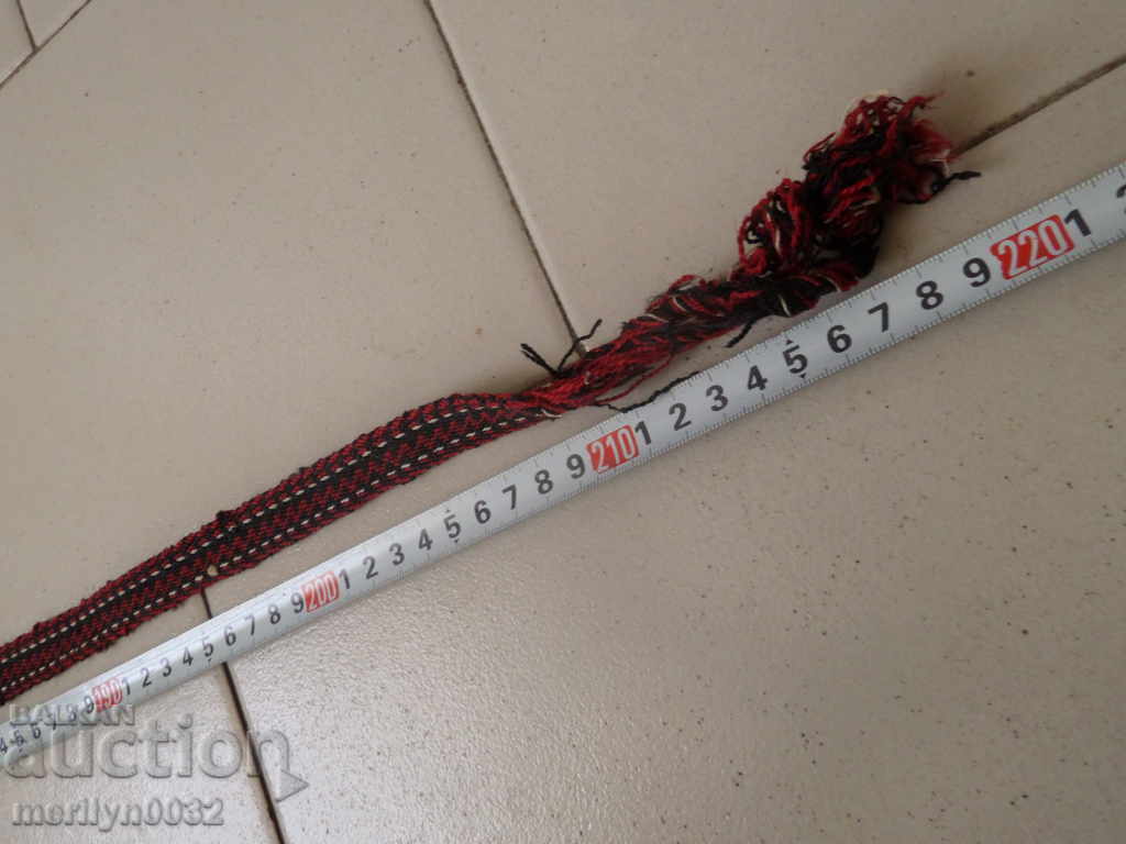 An old hand-knotted belt, belt, belt costume - 5 An old hand-knotted belt, belt, belt costume - 5