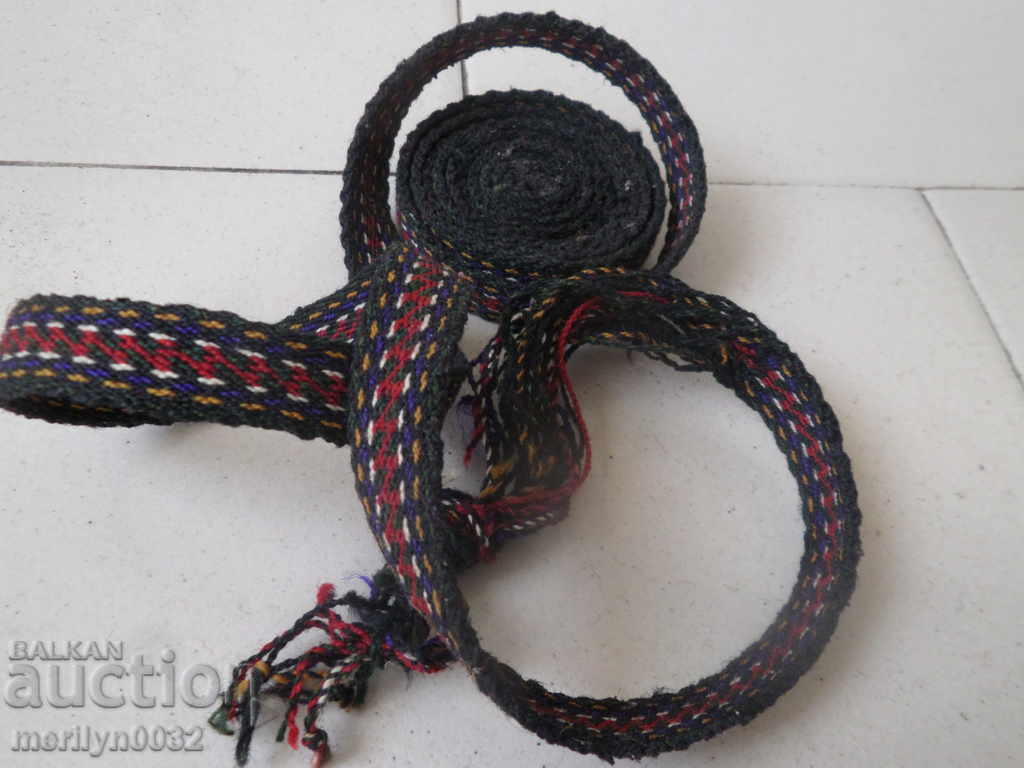 An old hand-knotted belt, belt, belt costume with price 69.00 BGN | € 35.28 An old hand-knotted belt, belt, belt costume with price 69.00 BGN | € 35.28