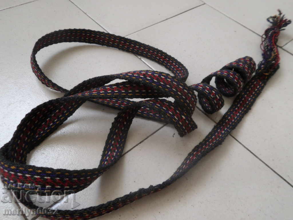 An old hand-knotted belt, belt, belt costume - 6 An old hand-knotted belt, belt, belt costume - 6