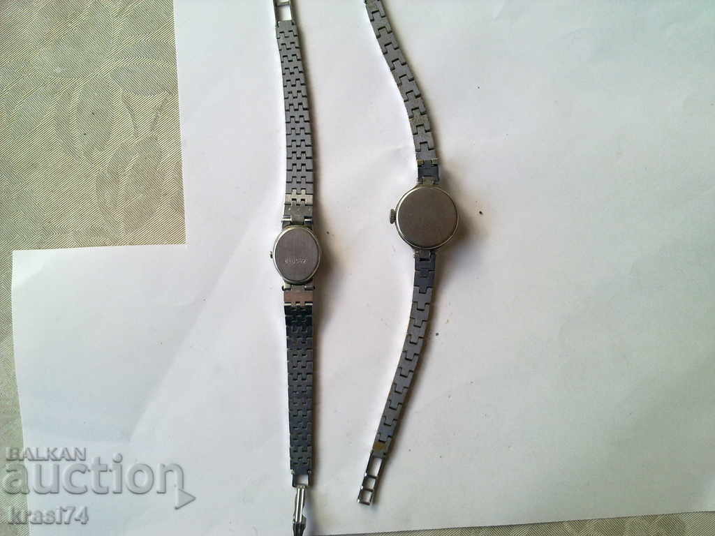 Ladies watches - 2 pcs. with price 10.00 BGN | € 5.11 Ladies watches - 2 pcs. with price 10.00 BGN | € 5.11