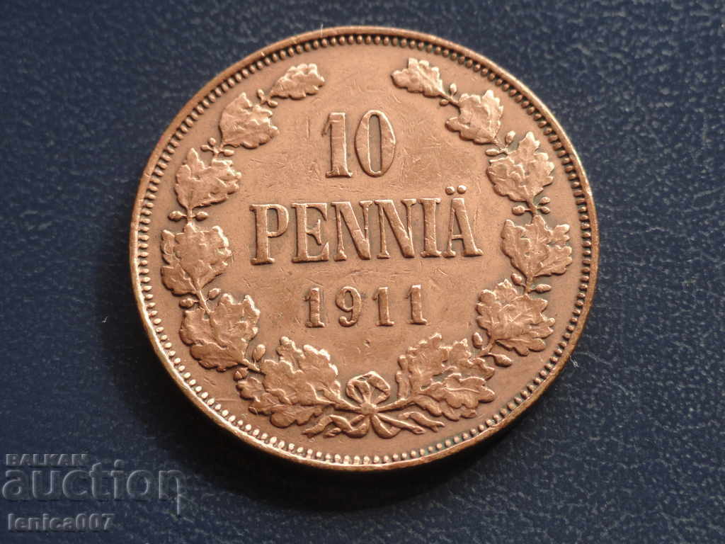 Auction Russia (Finland) 1911 - 10 pennies Auction Russia (Finland) 1911 - 10 pennies