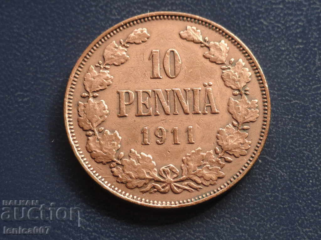 Russia (Finland) 1911 - 10 pennies - 5 Russia (Finland) 1911 - 10 pennies - 5