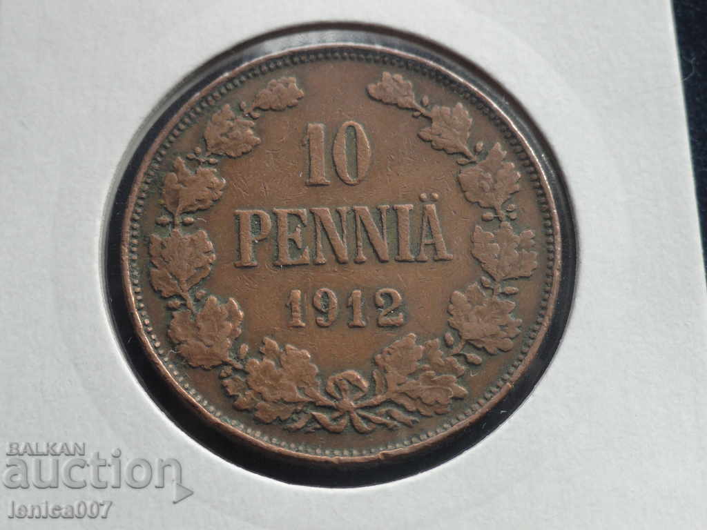 Russia (Finland) 1912 - 10 pennies - 5