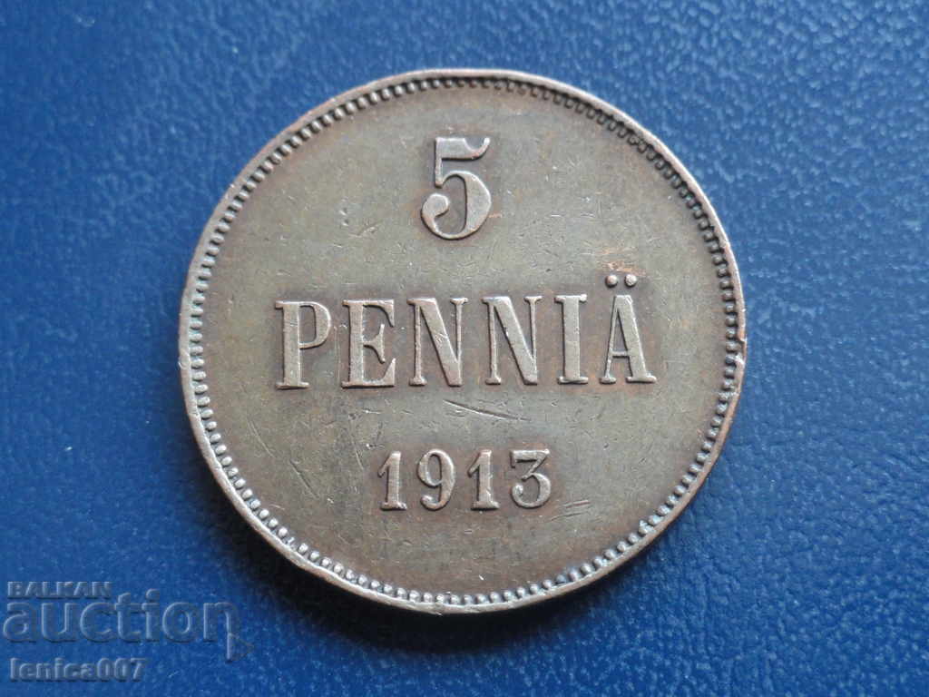 Rusia (Finlanda) 1913 - 5 bani
