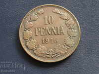 Russia (Finland) 1916 - 10 pennies