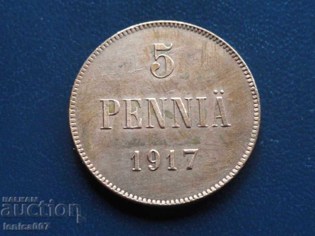 Ρωσία (Φινλανδία) 1917 - 5 πένες (1) - 5 Ρωσία (Φινλανδία) 1917 - 5 πένες (1) - 5