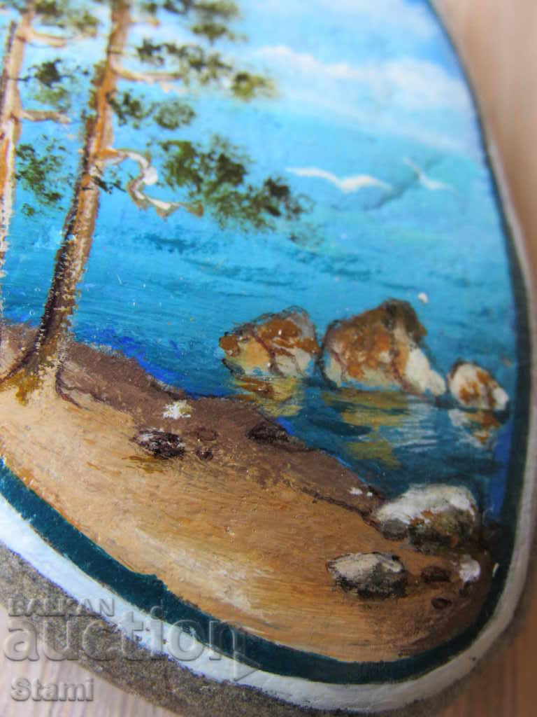 Lake Baikal-souvenir on stone-2 - 5