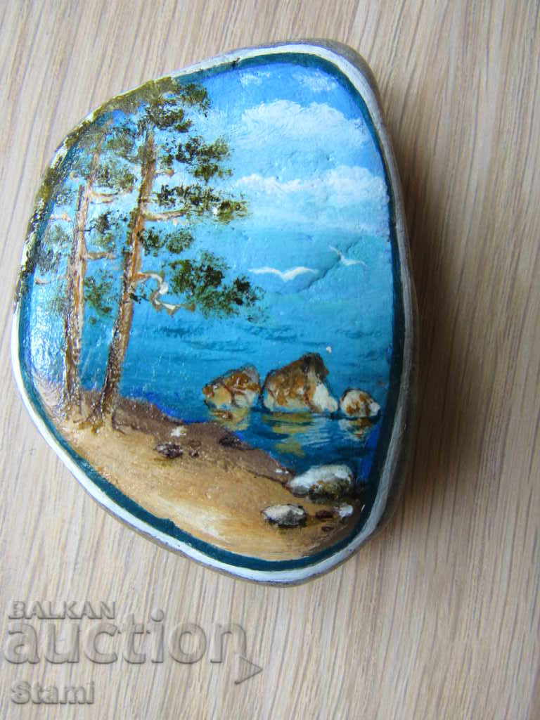 Lake Baikal-souvenir on stone-2 - 6