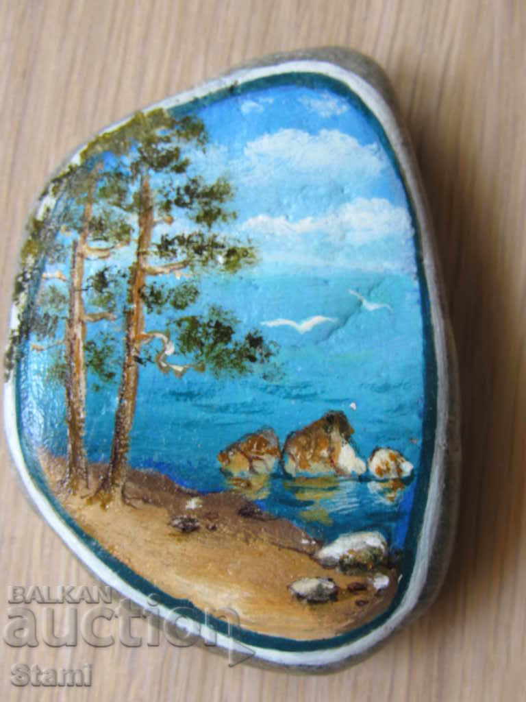 Lake Baikal-souvenir on stone-2 - 7