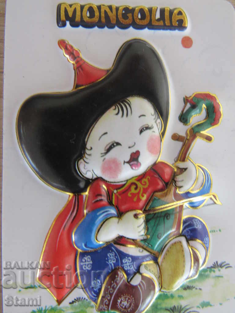 Auction Authentic 3D Magnet from Mongolia-series-10 Auction Authentic 3D Magnet from Mongolia-series-10