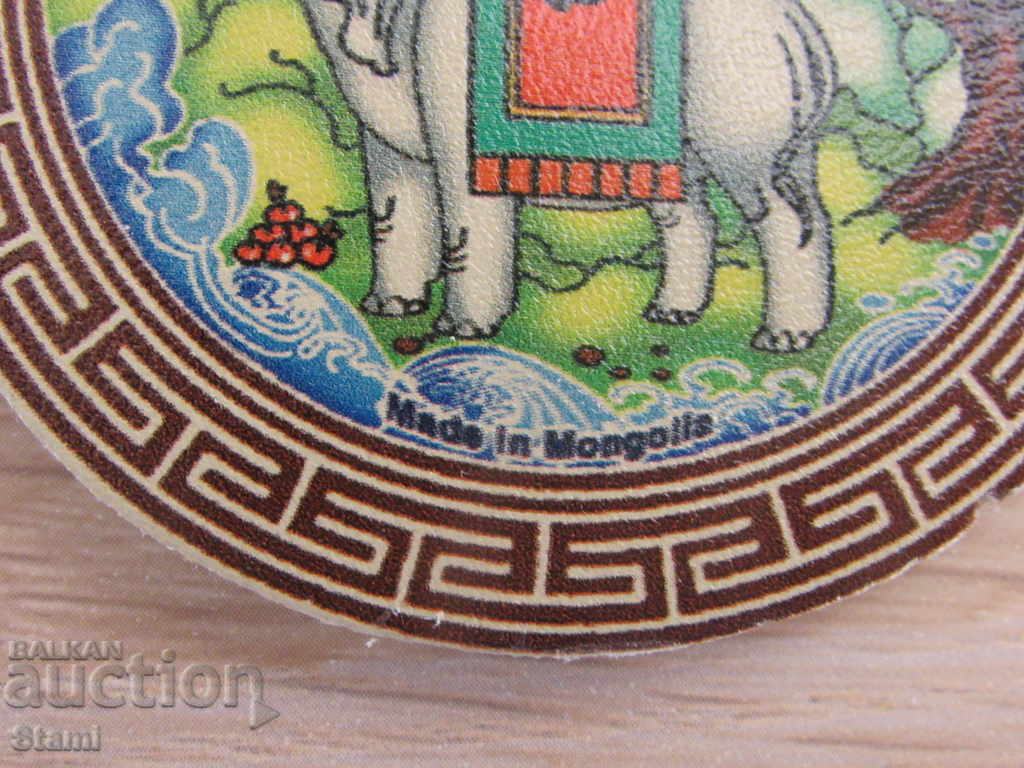 Delivery of Genuine leather magnet from Mongolia-5 series Delivery of Genuine leather magnet from Mongolia-5 series