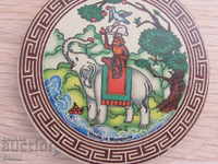 Genuine leather magnet from Mongolia-5 series