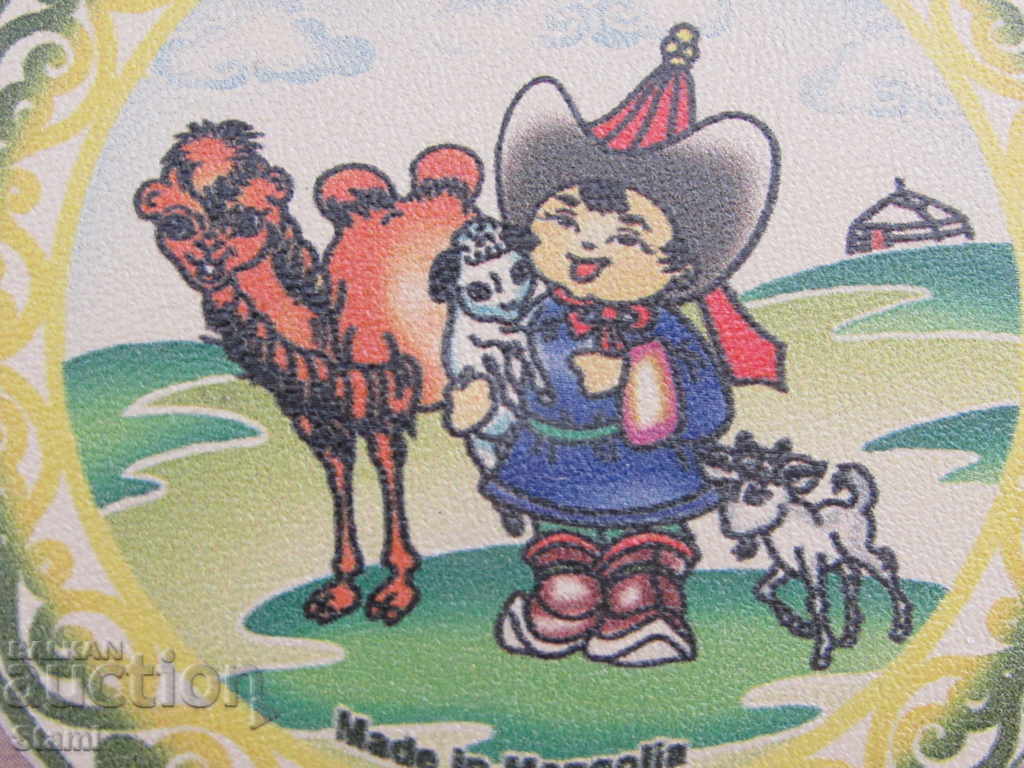 Delivery of Genuine leather magnet from Mongolia-series-10 Delivery of Genuine leather magnet from Mongolia-series-10