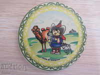 Genuine leather magnet from Mongolia-series-10