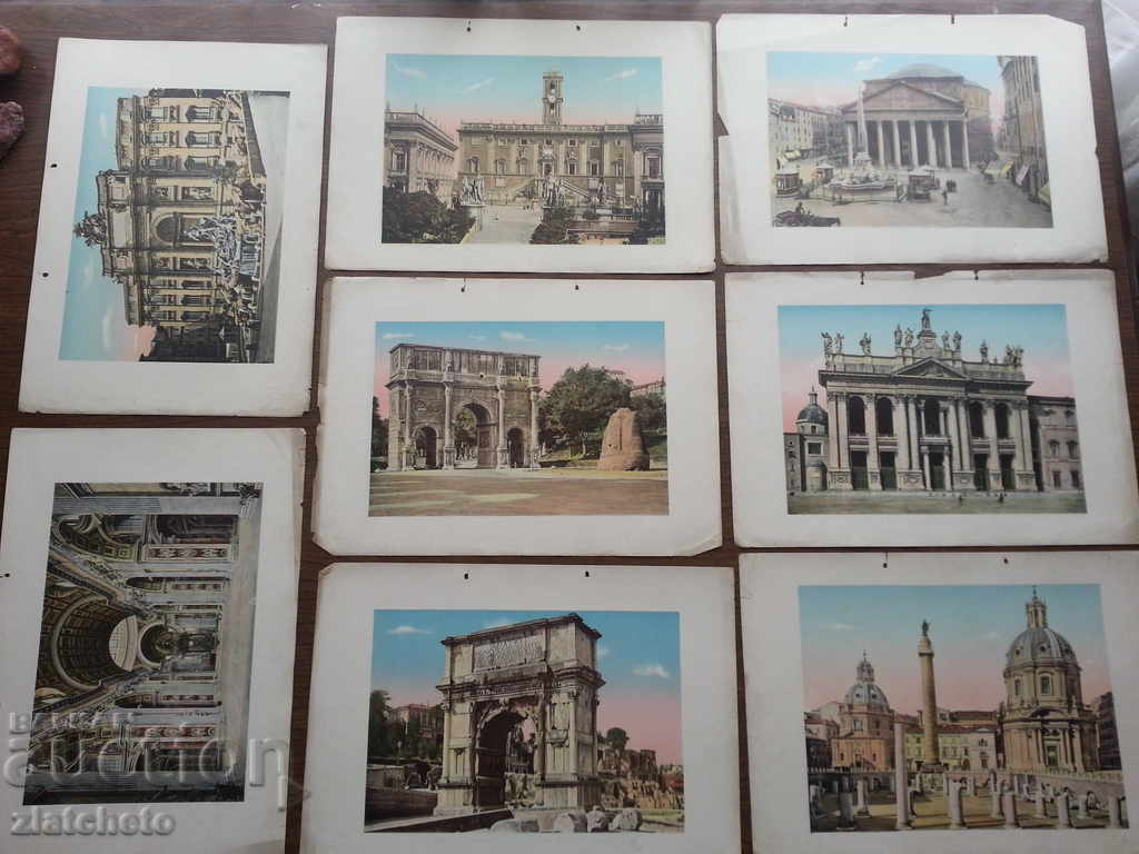 RRR. Old album with photolithography. ROMA with price 250.00 BGN | € 127.82