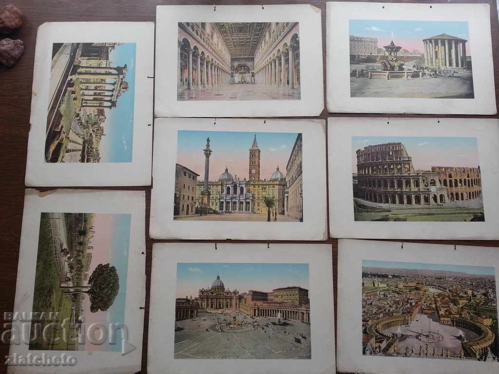 Delivery of RRR. Old album with photolithography. ROMA