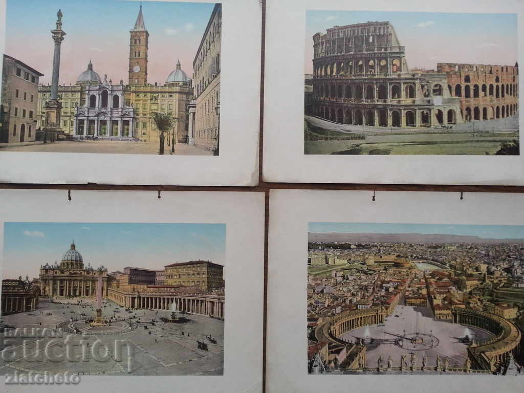 RRR. Old album with photolithography. ROMA - 5