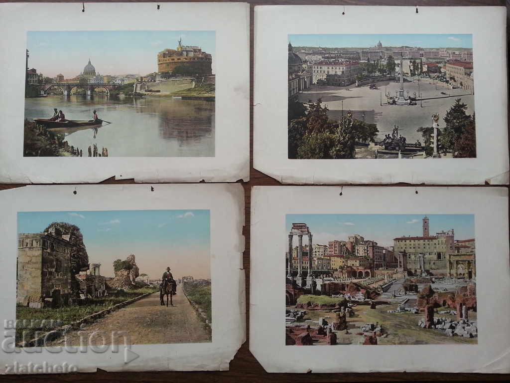 RRR. Old album with photolithography. ROMA - 6