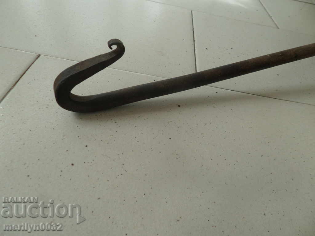 Lopată veche pentru cărbuni din fier forjat - 6