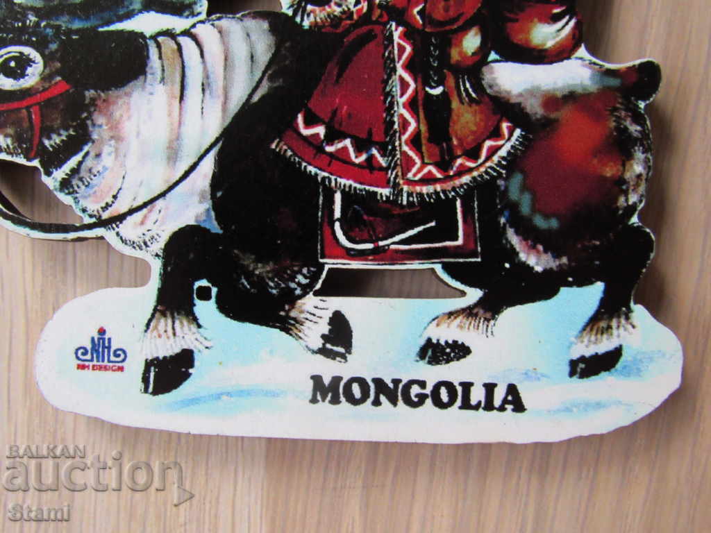 Auction Authentic magnet from Mongolia-series-21 Auction Authentic magnet from Mongolia-series-21