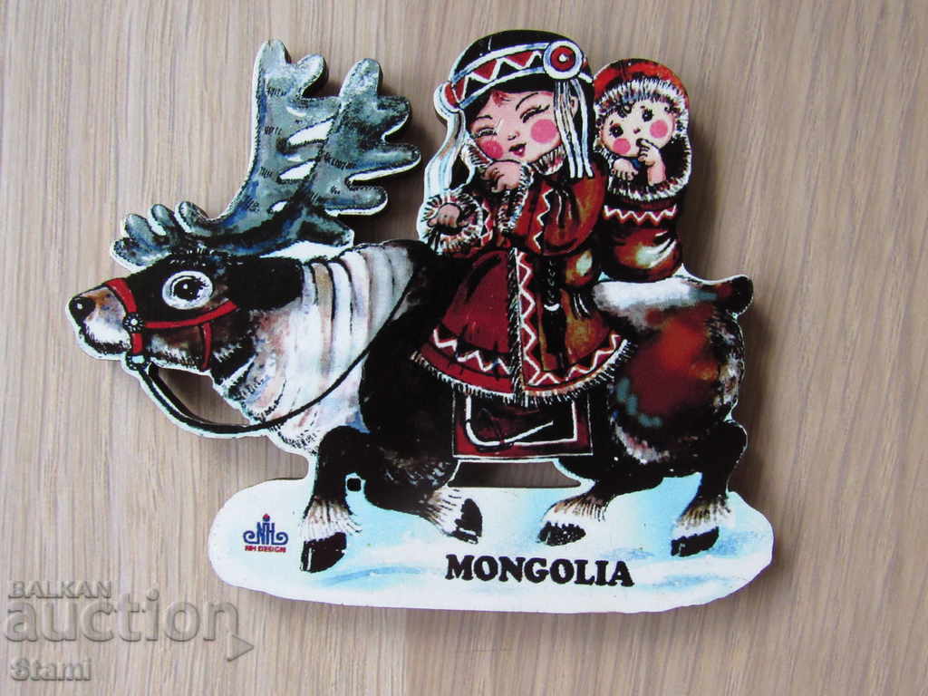 Αυθεντικός μαγνήτης από τη σειρά-21 της Μογγολίας
