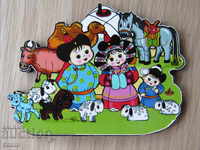 Authentic magnet from Mongolia-series-21