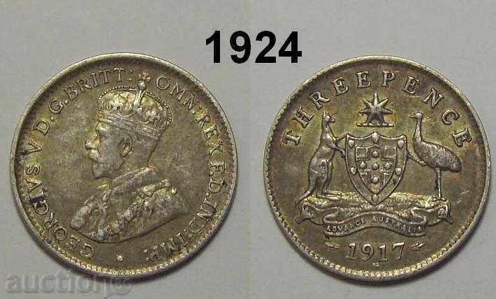 RED SILVER COIN - AUSTRALIA