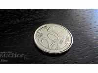 Monet - Singapore - 20 cents 2013