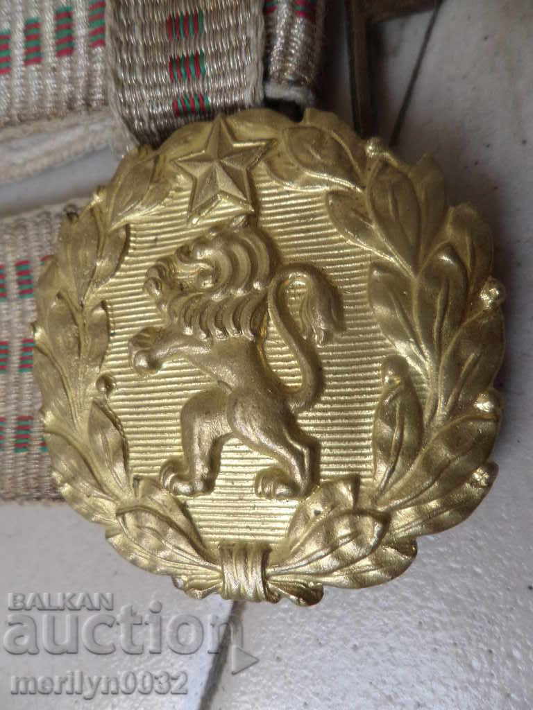 Delivery of Officer's parade belt, bluff chord Delivery of Officer's parade belt, bluff chord