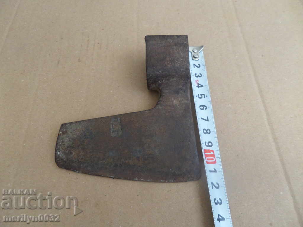 An old ax with a pressed toothed saber hat without a gauze - 6 An old ax with a pressed toothed saber hat without a gauze - 6