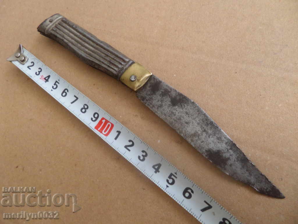 An old knife with manufacturer's seal, knife, dagger, blade - 6 An old knife with manufacturer's seal, knife, dagger, blade - 6